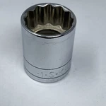 Sk Tools Usa, 40132, 1/2 Drive, 12 Point Sae Chrome Standard Socket, New. Fixed Price $10.99.