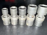 Snap On Ball Swivel Head Socket Set 5PCS 7/16 ,3/8 ,5/8 ,11/16 ,3/4 Used. Fixed Price $90.00.