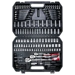 Amm Mechanics Tool Set, 1/4 In, 3/8 And 1/2 Drive 202PC Socket. Fixed Price $96.64.