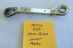 Matco Tools 13MM 14MM Metric 6 Point Double Ratcheting Box End Wrench WRDM-1314. Fixed Price $10.17.