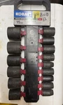 Kobalt 15PC Sae 1/2-IN Drive Set 6-PT Impact Socket. Fixed Price $30.00.