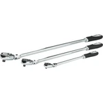 Klutch Flex Head Ratchet Set, 3-PC., 1/4IN., 3/8IN. And 1/2IN. Drive. Fixed Price $99.99.