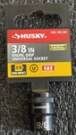 Husky Drive 3/8IN. Knurl Grip Universal Socket New. Fixed Price $7.50.