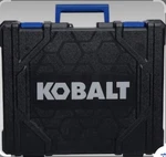 Kobalt Corded Electric Impact Wrench Set Blue Black Silver With Case & Sockets. Fixed Price $149.98.