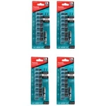 Makita E-01703/T-02369 8-PIECE 1/4IN Impact Socket Set (4-PACK). Fixed Price $59.95.